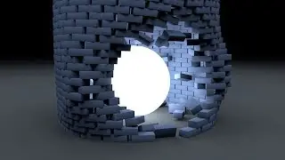 A round wall collapses + DOWNLOAD ( CINEMA 4D TUTORIAL ) ❤️ C4D4U