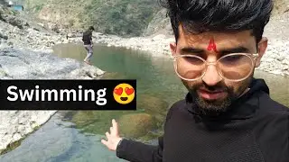 Bohut time bad swimming kari 😍 | Minus River
