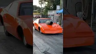 CRAZY DRAG CAMARO GETS SKETCHY ON THE DRAG STRIP!!