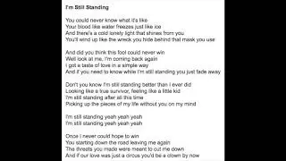 I'm Still Standing
