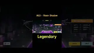 M13 Risen Shadow Legendary - Call of Duty Mobile