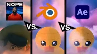 Recreating a Jordan Peel VFX shot in Blender vs After Effects (Budget)