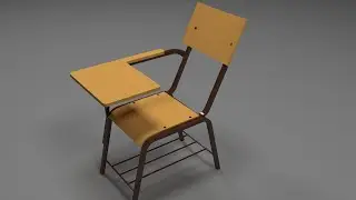 3ds max Tutorial Modeling a Student Chair Part 01