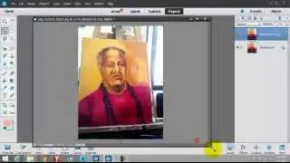 Resize and remove distortion from a photo