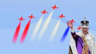 The Coronation of the King and the Queen | Flypast | The Red Arrows PTFS