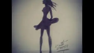RAPIDINHO UMA SILHUETA DE MULHER DESENHO