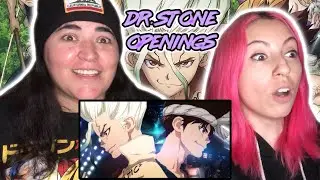 Dr.Stone Openings 1&2 BLIND REACTION!!!