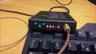 HackRF One TXing (finally...!)
