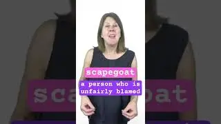 SCAPEGOAT-Advanced Everyday English 