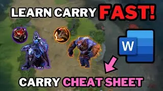 A COMPLETE Carry Guide for Beginners and Advanced Dota 2 Players