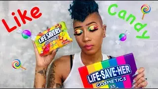 Like Candy | Life Savers Inspired Makeup Look using The Life Save Her Palette