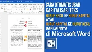 Cara Otomatis Ubah Huruf Kecil Jadi Besar dan Sebaliknya di Word