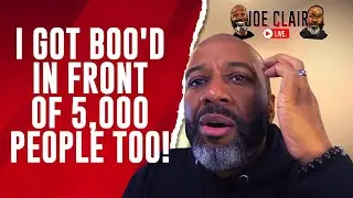 I Got Boo'd in front of 5,000 People too!