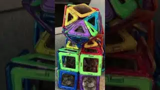 Making Oakley some dog armor out of magnatiles #essa