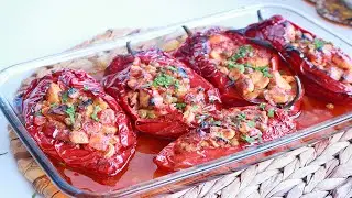 💯🌶 KIRMIZI BİBERLİ TAVUKLU KARNIYARIK💯🌶