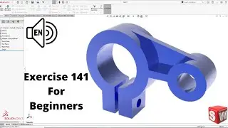 SolidWorks Tutorial 2022! Exercise 141! Rib step by step!