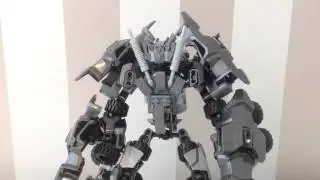 Lego Transformers Custom Mixmaster Review (обзор на русском)