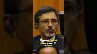 Bro quoted Kendrick Lamar in court 💀👨‍⚖️