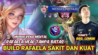 BUILD RAFAELA TERSAKIT 2023 TERKUAT,BUILD RAFAELA SUPPORT  TERSAKIT TOP 1GLOBAL RAFAELA MLBB ID