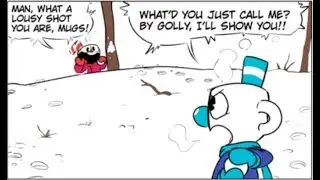 Snowy Fun! [Cuphead Comic Dub] | LillianTheFox