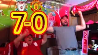 LIVERPOOL RIPS UNITED APART 7-0!!!!!!! ALL TIME CLASSIC LFC FAN REACTIONS: GAKPO NUNEZ SALAH FIRMINO