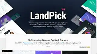 Landpick - Multipurpose Landing Pages WordPress Theme      Kason Linw