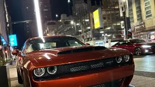 Demon 170 VS The first rare Hellcat VS old school Chevy Steel moonshiners!