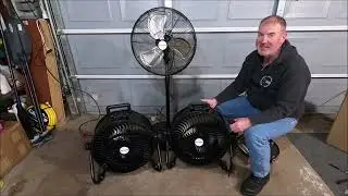 BILT HARD NEW TOOLS! Cordless Fan Pedestal Fan Shop Air Movers Assembly Operation Review Dewalt 20V