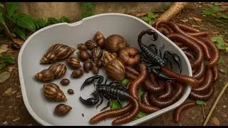 Catching Poisonous Red Millipedes & Venomous Scorpion | Giant Bug Hunt