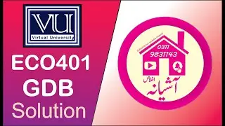 ECO401 GDB SOLUTION SPRING 2021