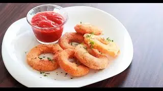 Aros de cebolla y queso