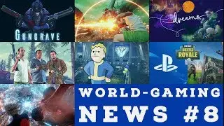 World-gaming News #8 -Gungrave Gore | Jump Force | GTA V Free  | Fortnite PS4 | fallout 76