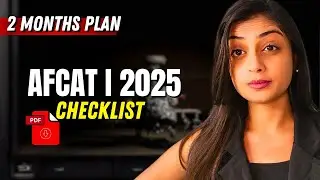 AFCAT 1 2025: Imp Topics Checklist✅ Aise exam clear nahi hoga🚨