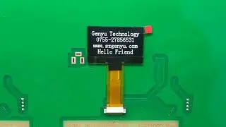 Genyu丨128x64 White 1.54 inch OLED Display