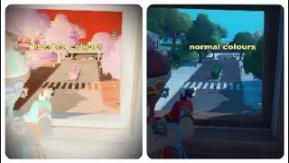 Fortnite inverted colours challenge