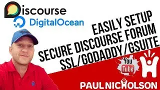 Setup Discourse Secure Forum With Digital Ocean - SSL - GoDaddy - GSuite - Example
