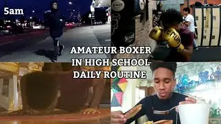 Amateur Boxer in High School Daily Routine (ep.2) | Devante Bisasor