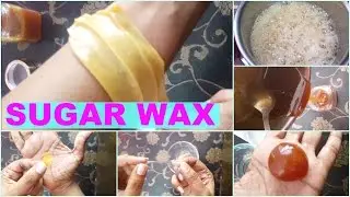 How To Make Sugar Wax At Home | Natural Hair Removal At Home | Sugar Wax Live Demonstration