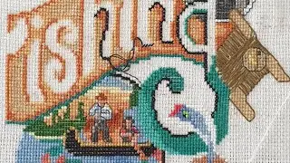 Fishing или рыболовный сэмплер от Bucilla. Начало, организация, отчет первый и, возможно, последний)