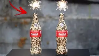 VOLCANO ERUPTION (Match Heads Facing Inward) Match Chain Reaction Amazing Fire Domino