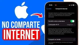 Mi iPhone NO COMPARTE INTERNET (SOLUCION!)