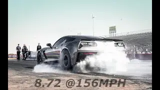 First to Run 8's in the 1/4 mile with a OEM LT4 Supercharger!