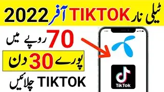 Telenor TikTok  Monthly offer|telenor TikTok Monthly Internet package 2022|telenor internet package