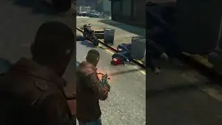 Очень жаркая бойня с копами🔥 #играювгта4веселюсьвгта4 #classicscorpion #гта4gta4  #shorts