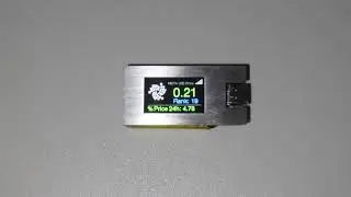IOTA price ticker V2 - MIOTA USD - ESP32 TTGO T-Display with 1.14"  Display (preview)