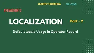 69. Default Locale in PEGA, Localization Part 2 - UI Series 7