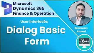 Dialog basic form pattern D365 F&O   X++ Language   Part  1