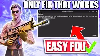 How to Fix Fortnite has Crashed. Sorry this happened and we are working towards preventing in Future
