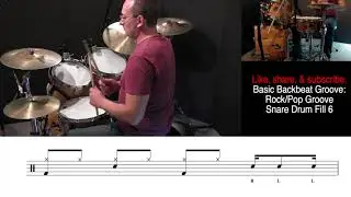 Rock/Pop Drum Fill 6 - Matt Watson Online Drum Lessons