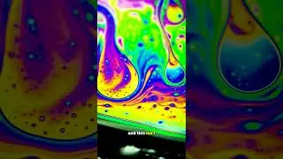 This bubble under the microscope looks INSANE!